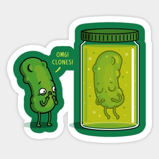 Cloned Pickle! Sticker